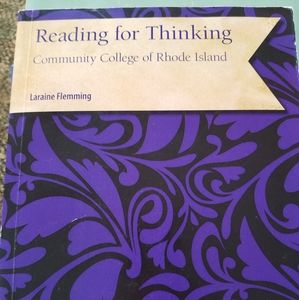 Reading for Thinking for CCRI students